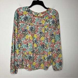 Loft outlet liberty print blouse oversized size XS
